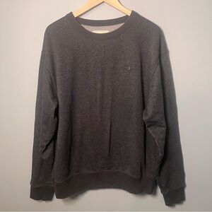 Champion Powerblend Fleece Crewneck Men’s L Dark Gray Pullover Sweatshirt S0888